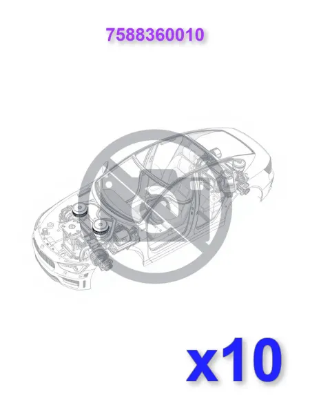 Toyota 7588360010, Клипса