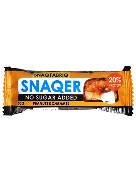 SNAQ FABRIQ Батончик протеиновый Арахис-карамель-шоколаде, 50г