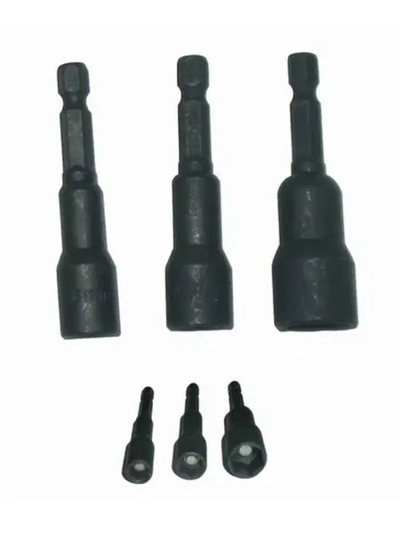 Skrab Profi Tools Головка 3 штуки для самореза 13х65мм SKRAB черная 33434