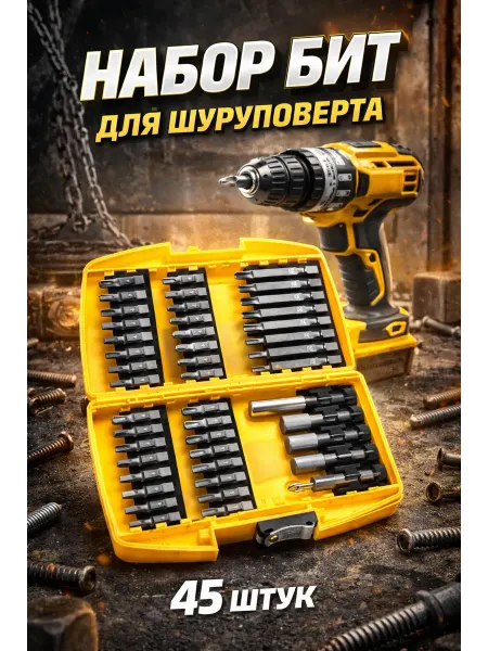 Тундра Биты для шуруповерта Набор