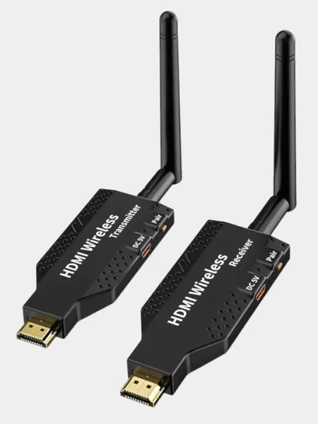 Беспроводной HDMI удлинитель 50м передатчик и приемник видео аудиосигнала высокой четкости