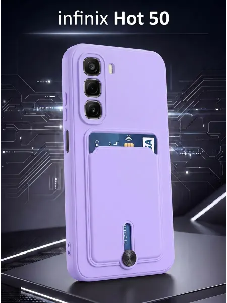 ЧЕХОЛБЕРИ Чехол с карманом на Infinix Hot 50