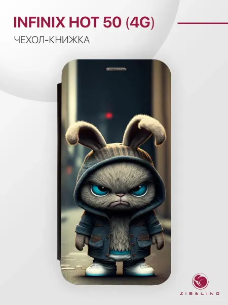 ZIBELINO Чехол на Infinix Hot 50, Инфиникс Хот 50 книжка