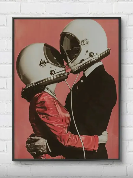 GameWall Постер на стену Ретрофутуризм My Love . Формат А3
