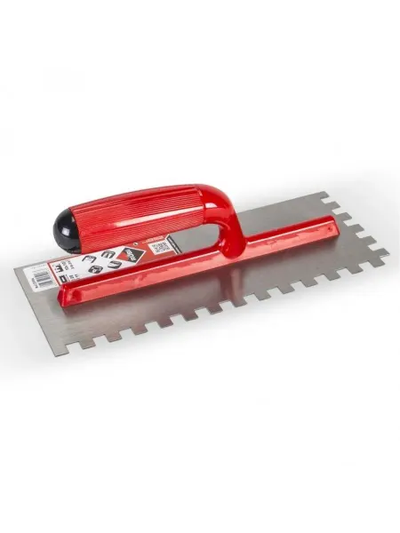 RUBI Шпатель строительный (гребенка 10мм)