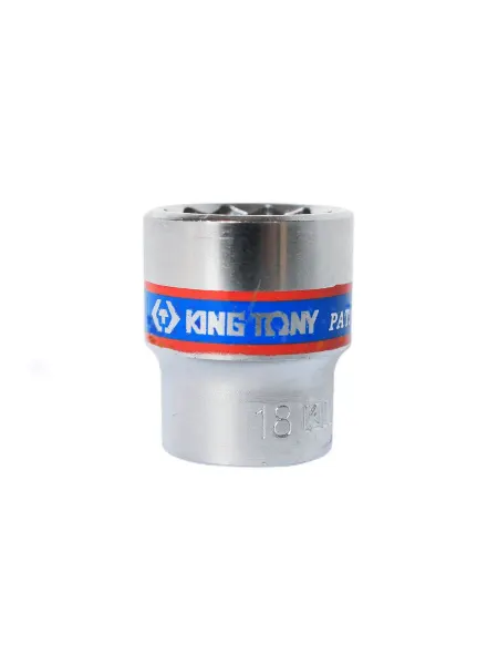 KING TONY Головка торцевая 12-гранная 3 8 18 мм