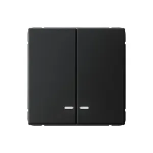 Systeme Electric Выключатель двухклавишный карбон ArtGallery 4 штуки