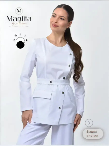Mariita by Iliasova Медицинский жакет рубашка