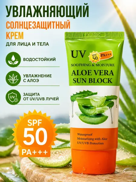 МиксХаус Солнцезащитный крем для лица 50 spf корея оригинал