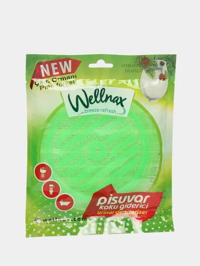 Дезодорант для писсуара Wellnax Сосна, 50 г
