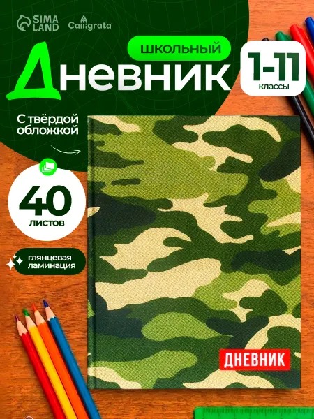 Calligrata Дневник школьный подростковый для мальчика 1-11 класс
