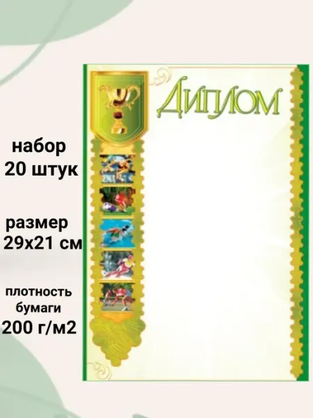 ТЦ СФЕРА Диплом.Спортивный набор 20 штук