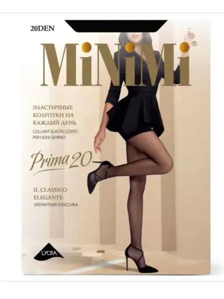 Minimi Колготки PRIMA 20 DEN NERO