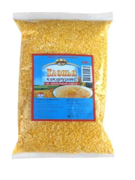 Златич Хлопья кукурузные 500 г, 1 шт