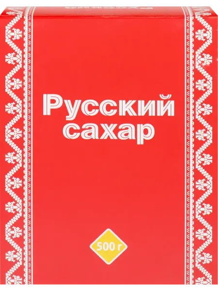 Русский сахар Сахар белый кусковой, 500г