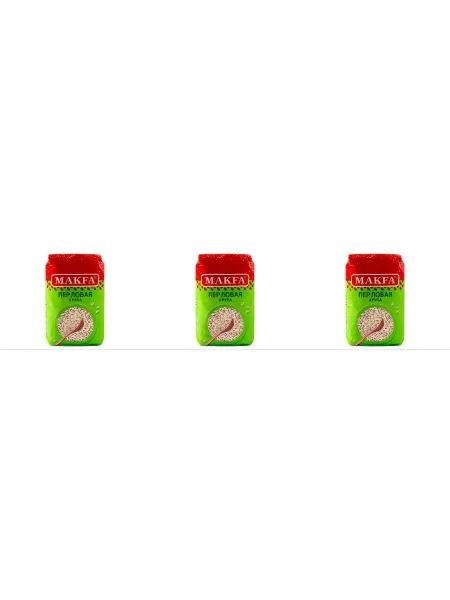 Макфа Крупа перловая, 500 грамм, 3 штуки