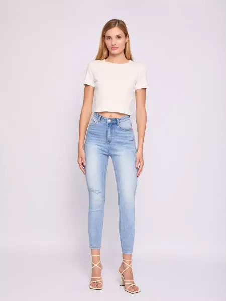 Zolla Женские джинсы Skinny высокая посадка