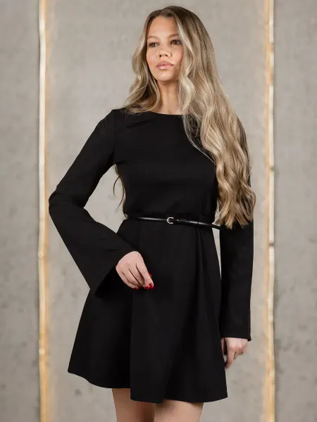 ELDI Платье лапша короткое школьное расклешенное