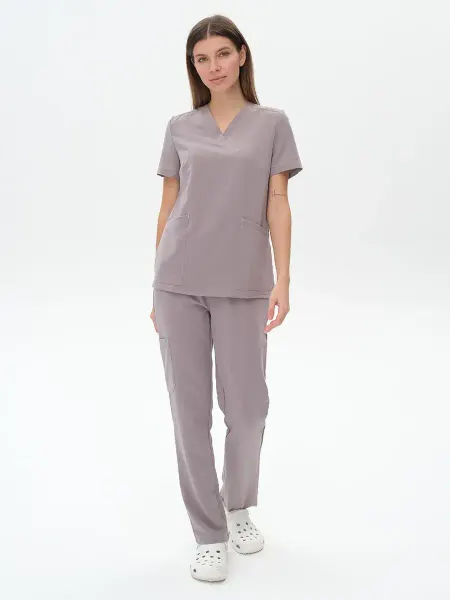Fire Scrubs Медицинский костюм с прямыми брюками