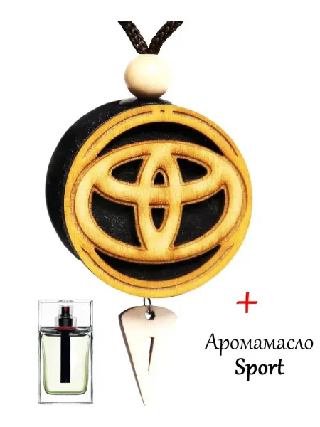 Аромасентир Подвеска c ароматом Toyota, аромат Sport (Homme)