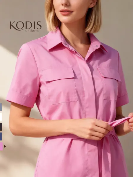 KODIS Рубашка медицинская с коротким рукавом
