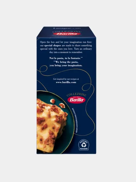 Макаронные изделия La Collezione Barilla Lasagne из твёрдых сортов пшеницы, 500 г