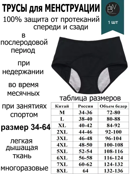 Трусы для месячных Трусы для менструации