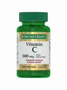 Nature's Bounty Витамин С 500мг и шиповник таблетки №100