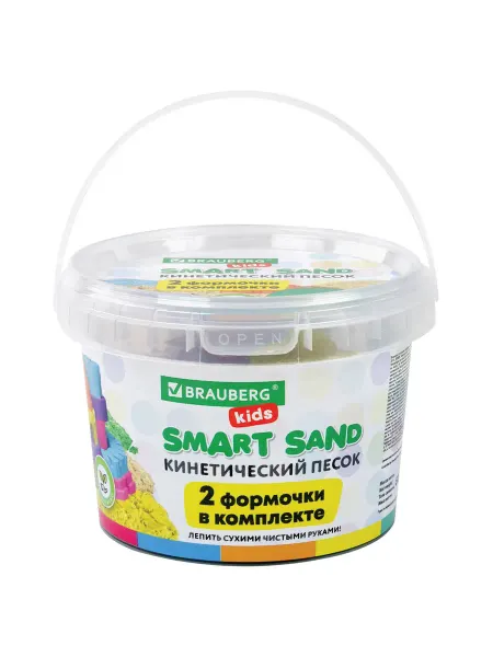 BRAUBERG KIDS Песок для лепки кинетический, песочный, 500 г