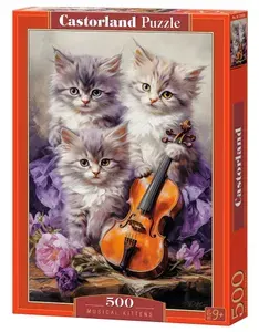 CastorLand Пазл Музыкальные котята, 500 деталей