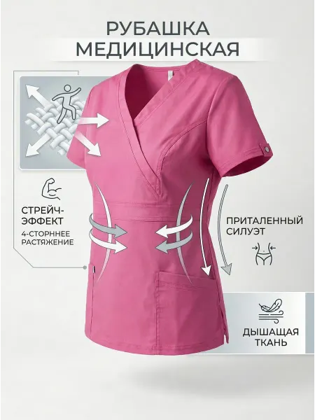 Медстиль-МО Медицинская рубашка