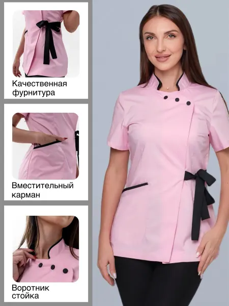 Red Медицинская рубашка женская