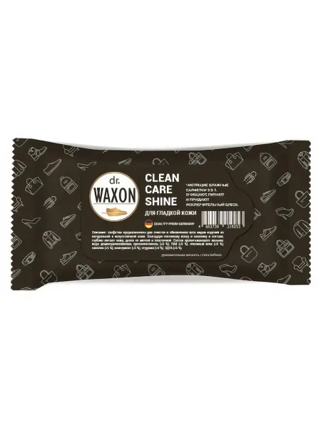 DR.WAXON Салфетки влажные для гладкой кожи 15шт, 65г