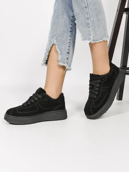 Geronea Shoes Кеды зимние на подошве замшевые