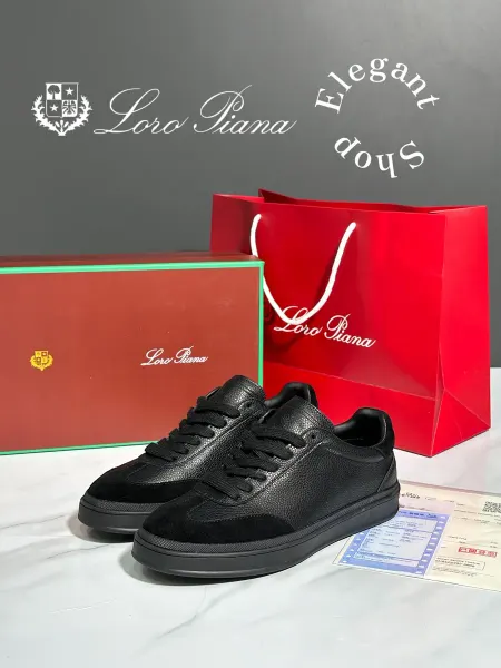 LoroPiana Кеды Loro Piana кожаные