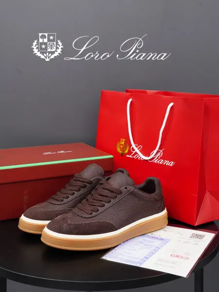 LoroPiana Кеды классические натуральная кожа