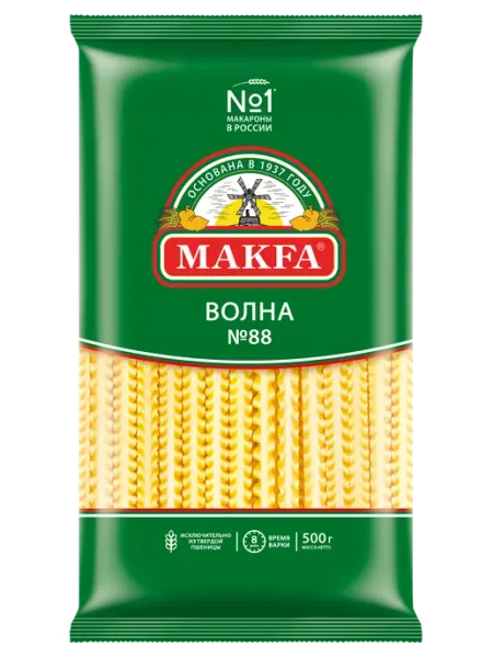 Makfa Макароны "Лапша длинная широкая "Волна" 500 г