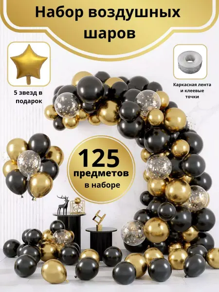 Всё включенО Шарики воздушные набор для фотозоны подарок