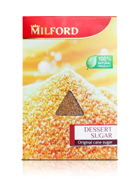 Milford Сахар кристаллы (песок) тростниковый нерафинированный, 500г