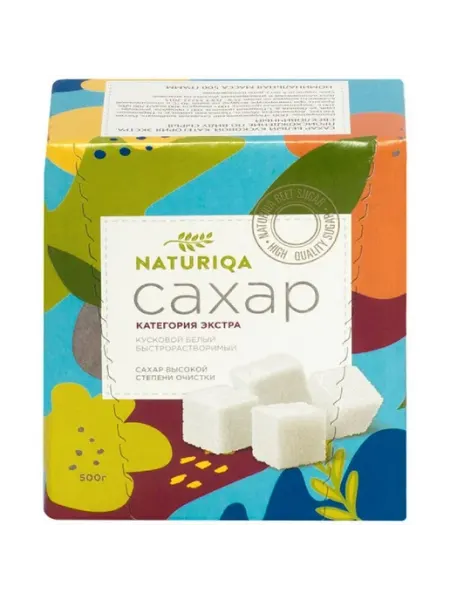 Naturiqa Сахар Экстра белый кусковой 500г