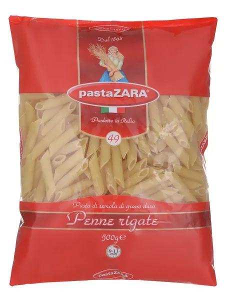Макаронные изделия Pasta Zara перья, 500
