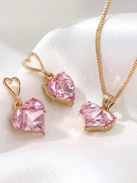 LUCKY SETS Набор бижутерии сердечки