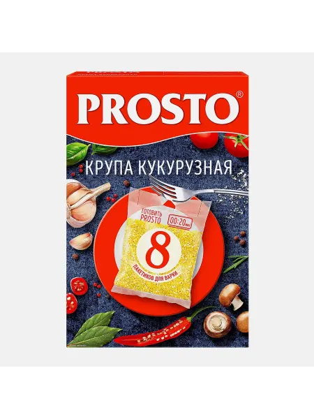 Крупа кукурузная Prosto 8шт 500г