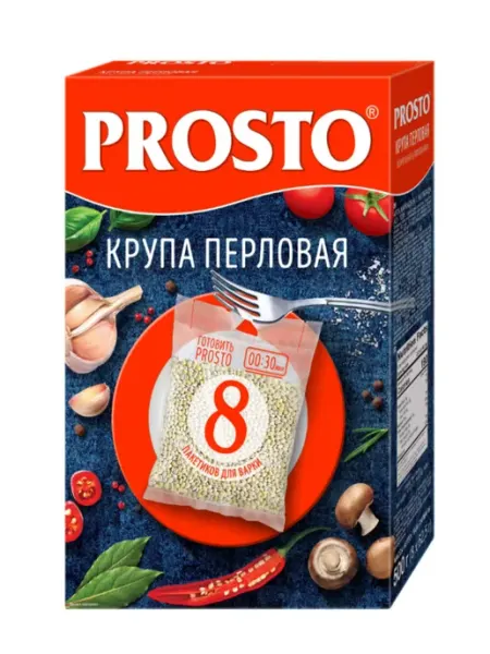Prosto Крупа перловая в варочных пакетиках 500 г