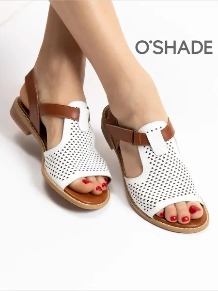O`SHADE Босоножки белые женские