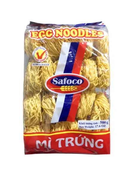 Safoco Лапша яичная тонкая гнезда, 500 г