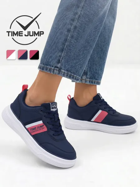 TimeJump Кеды женские темно-синие повседневные