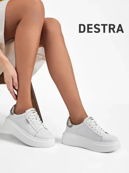 Destra Кеды белые на платформе