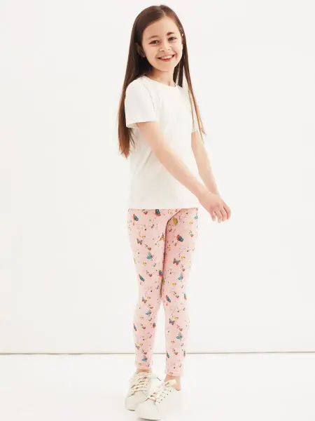 ETE CHILDREN Леггинсы спортивные из хлопка с рисунком