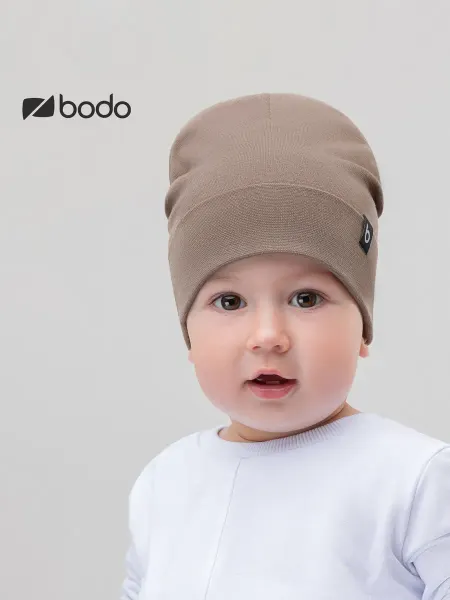 BODO Шапка двойная для малыша весна